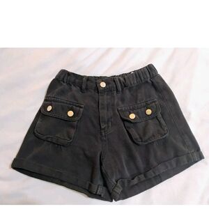 Stylish Women's Black Cargo Shorts